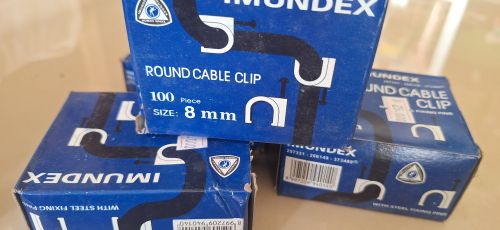 Imundex Round Cable Clip 8mm
