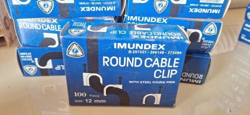 Imundex Round Cable Clip 12mm