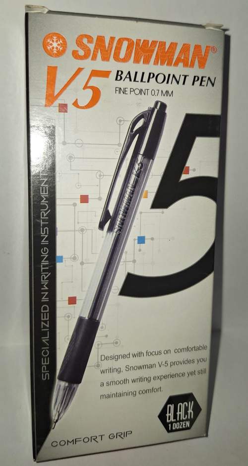 Ballpoint Snowman V5