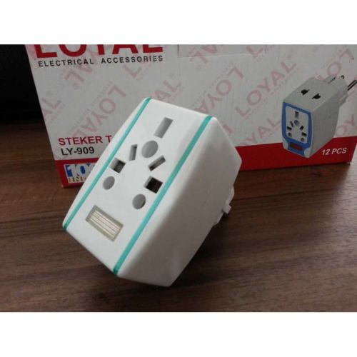 STOP KONTAK SERBAGUNA KAKI 2 loyal LY-909 / 10A